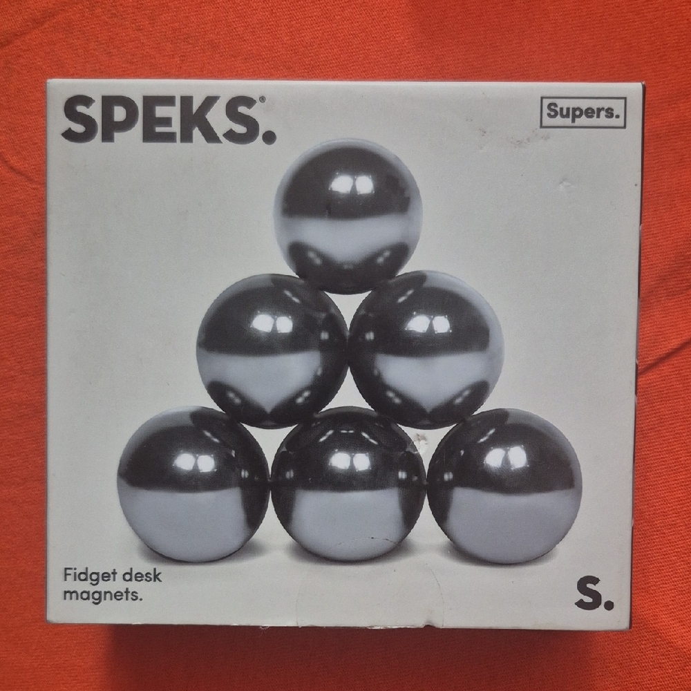 Silver Fidget Desk Magnets